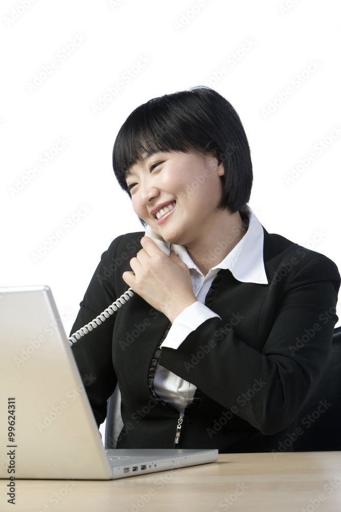 Businesswoman in office