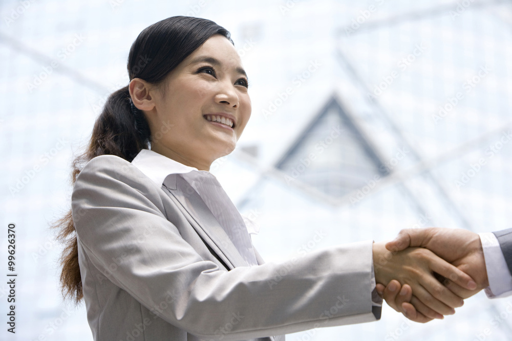 Businessmen shaking hands