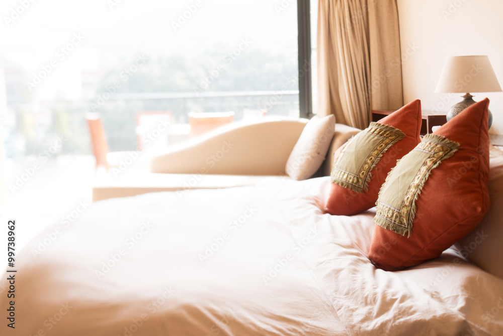 interior of modern bedroom