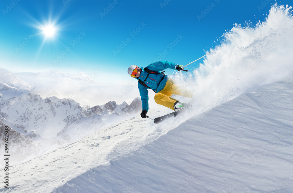 高山滑雪