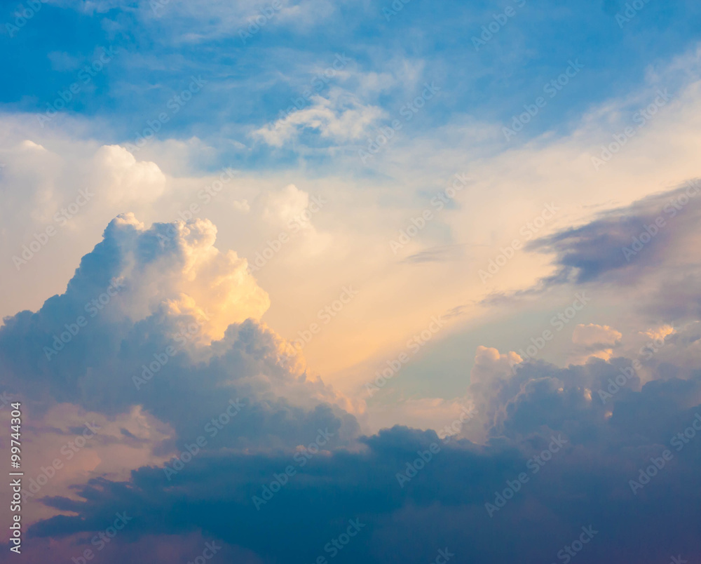 Cumulus Sunset