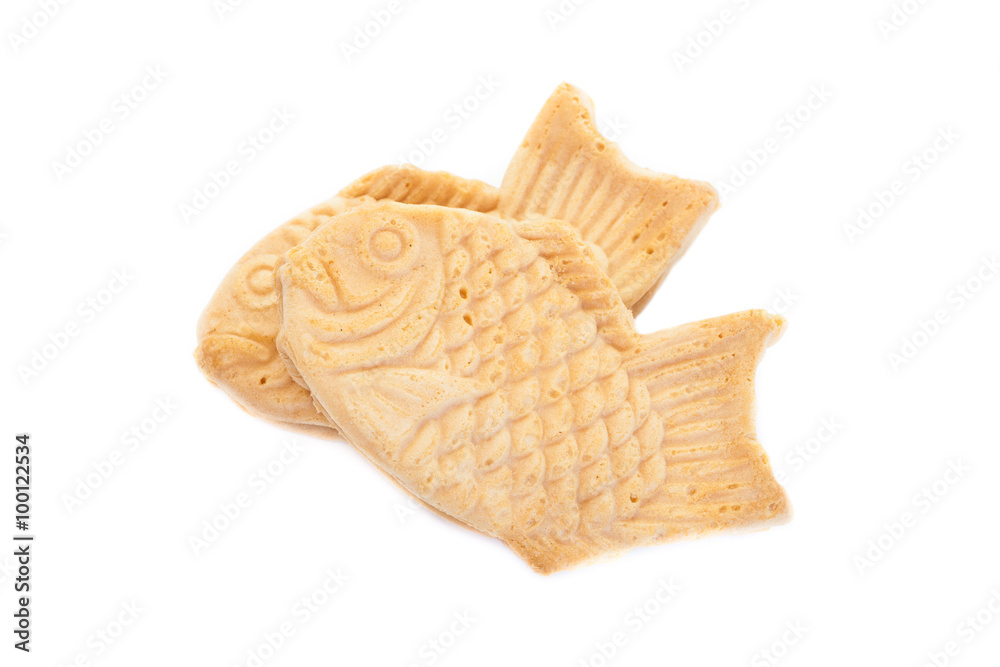 Taiyaki，用普通煎饼或华夫饼面糊制作的日本鱼形蛋糕