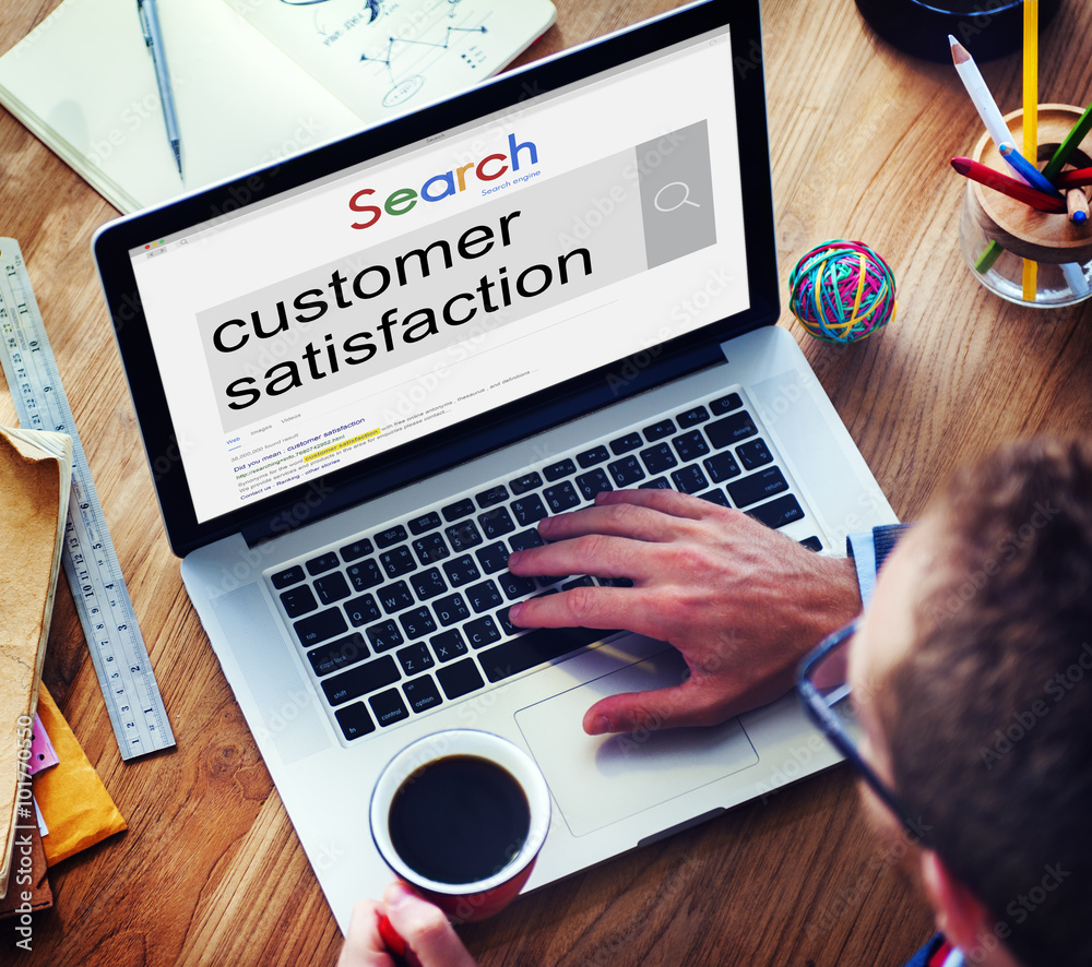 Customer Satisfaction Services Satisfied Concept