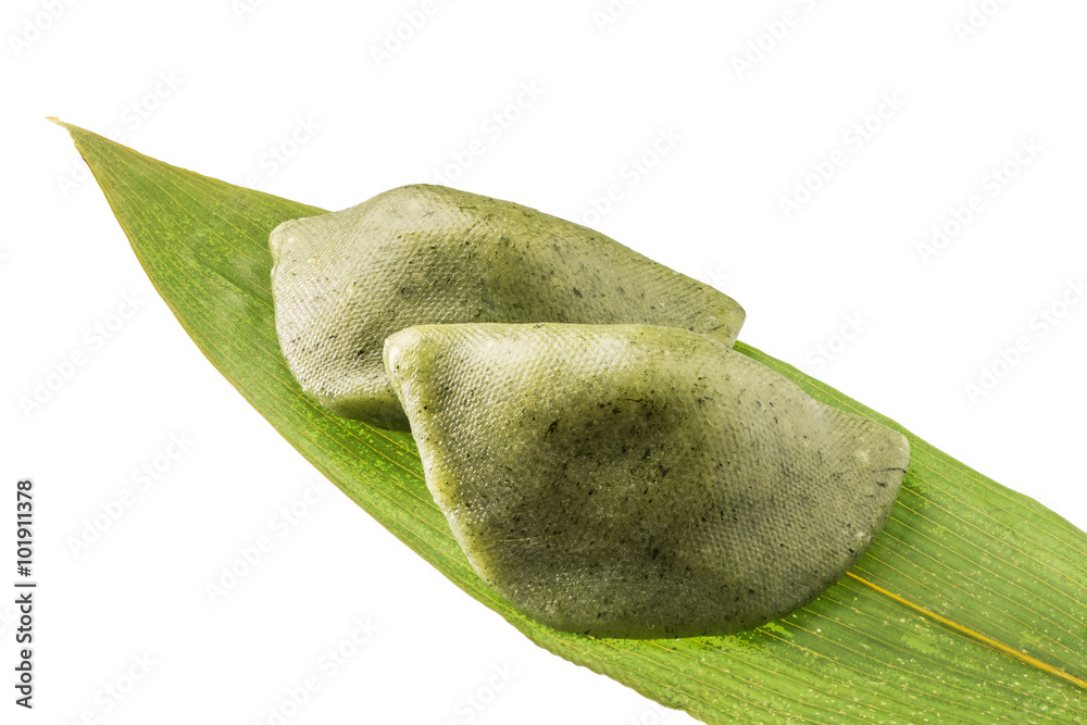 草餅と桜　Mugwort Dumplings 
