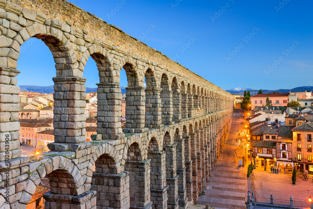 Segovia Spain Aqueduct