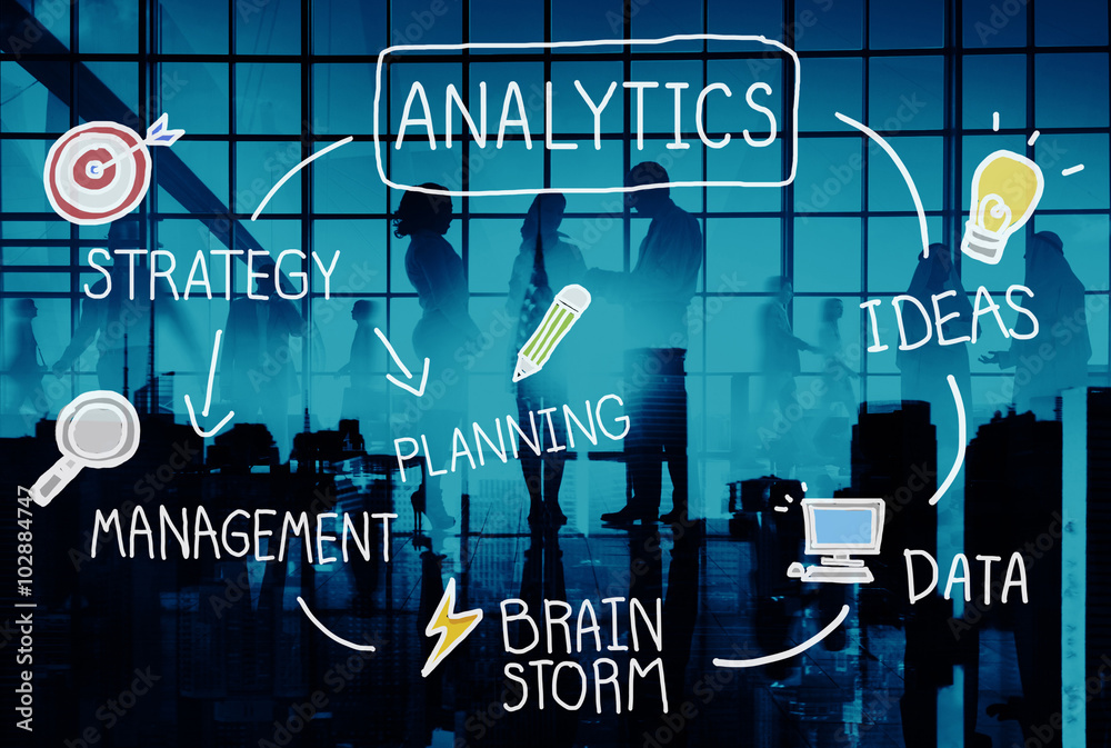 分析思维分析数据信息战略概念