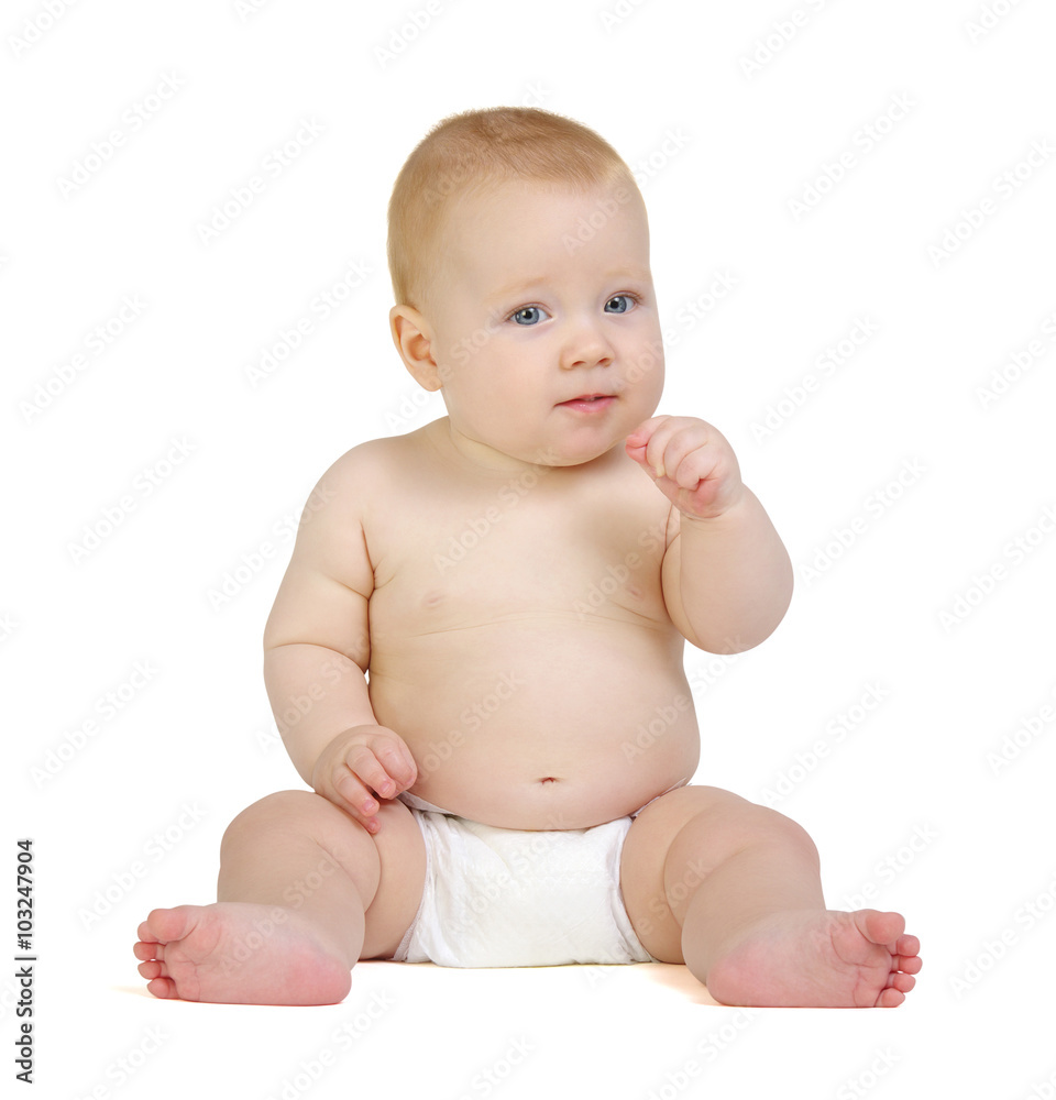  baby isolated on white background