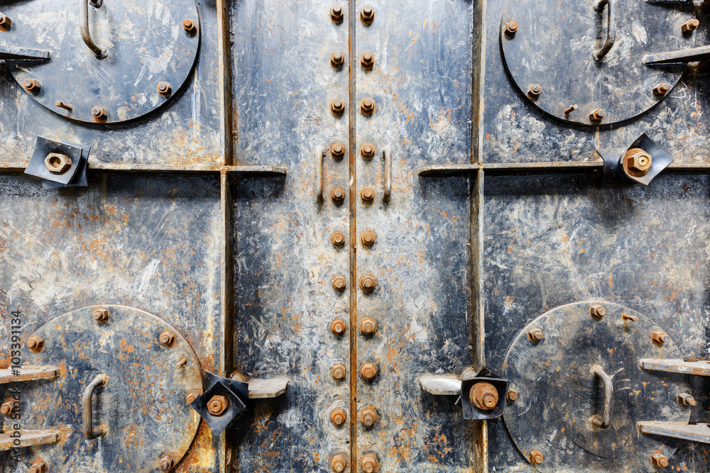 The old factory abstract background of industrial equipment