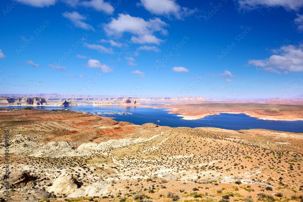 Lake Powell and Southwest landscape, Utah-Arizona, United States