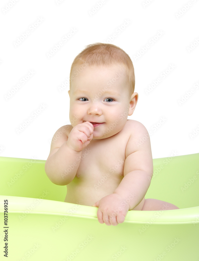  baby in the bath