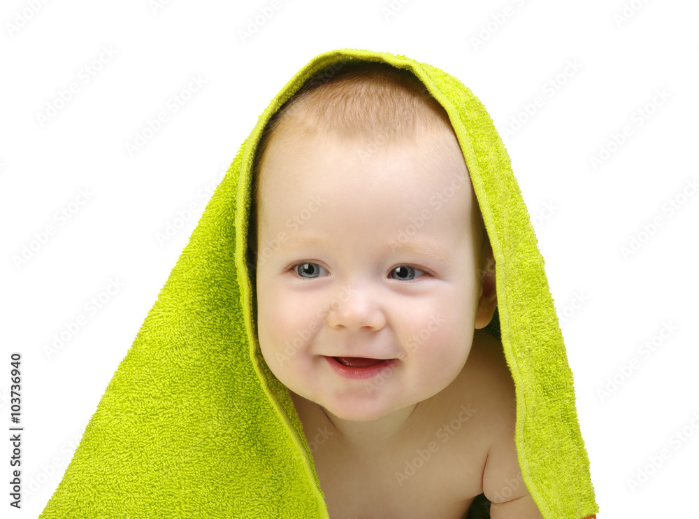 baby in towel