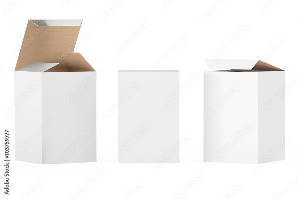 White Package Boxes