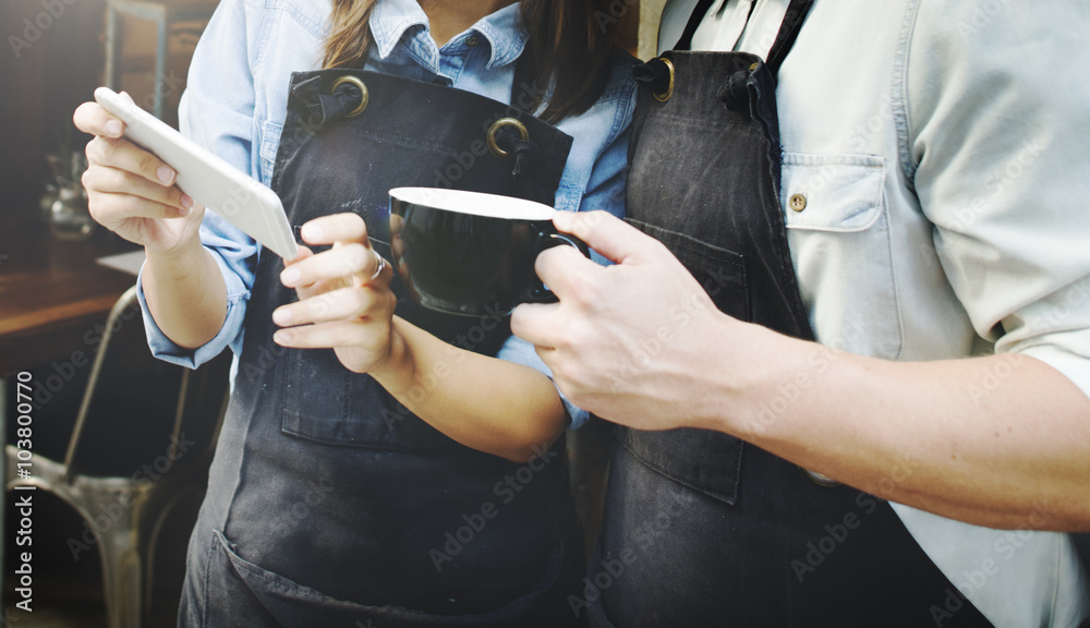 Barista Breaking Service Partner Concept