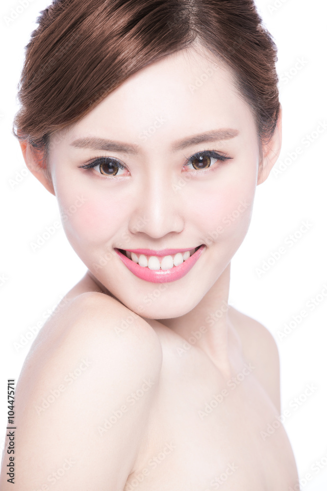 beautiful Skin care woman Face