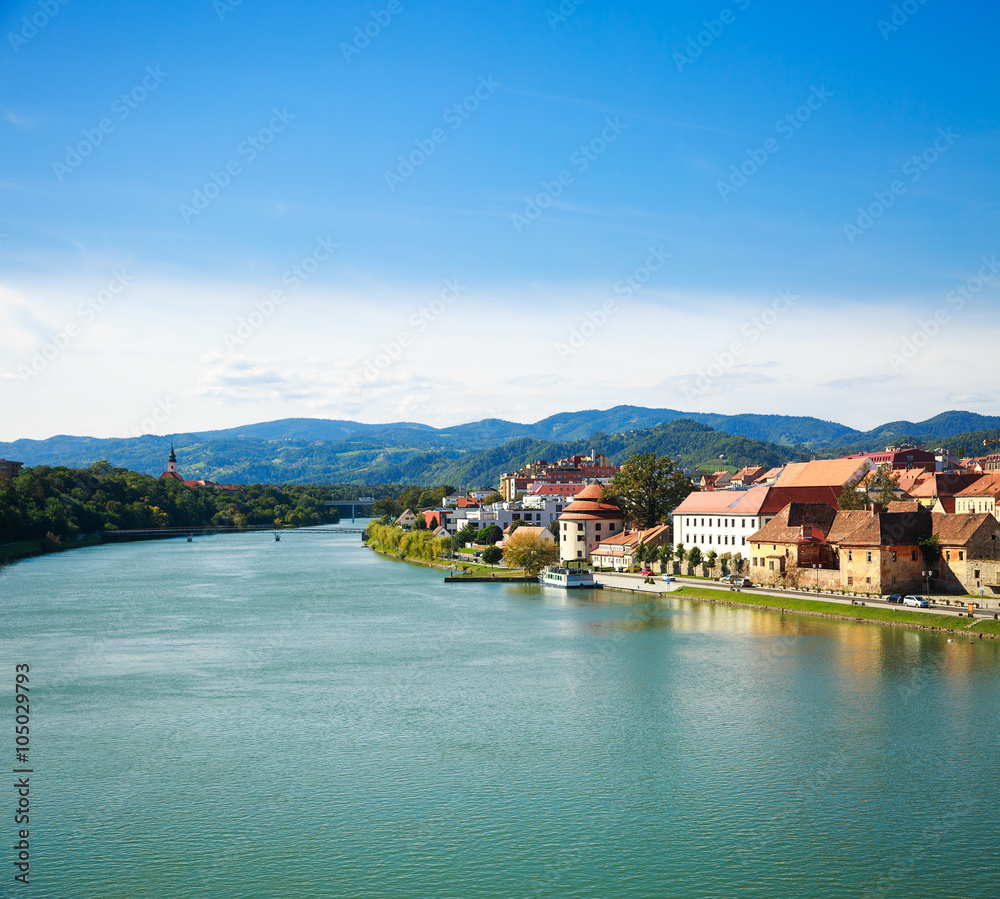 Maribor Old Town View. Slovenia, Europe.