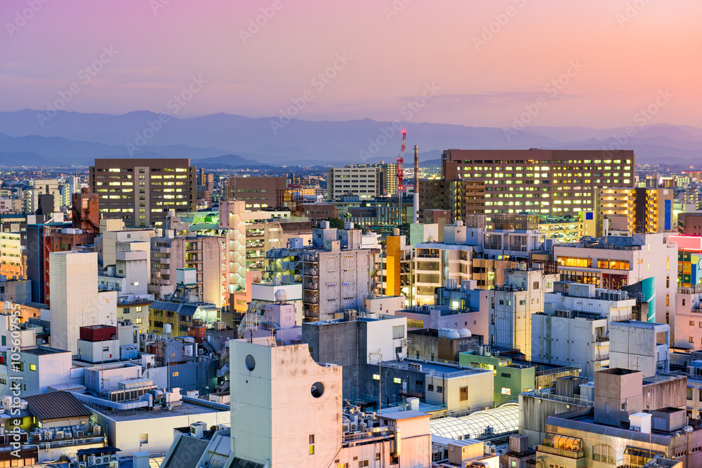 熊本日本城市景观