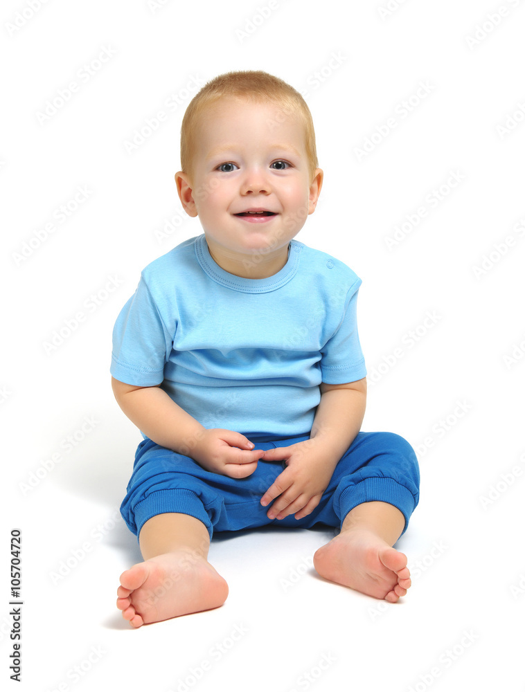  boy isolated on white