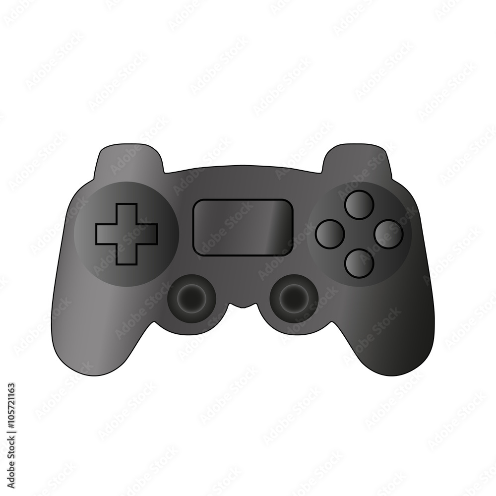 black gamepad