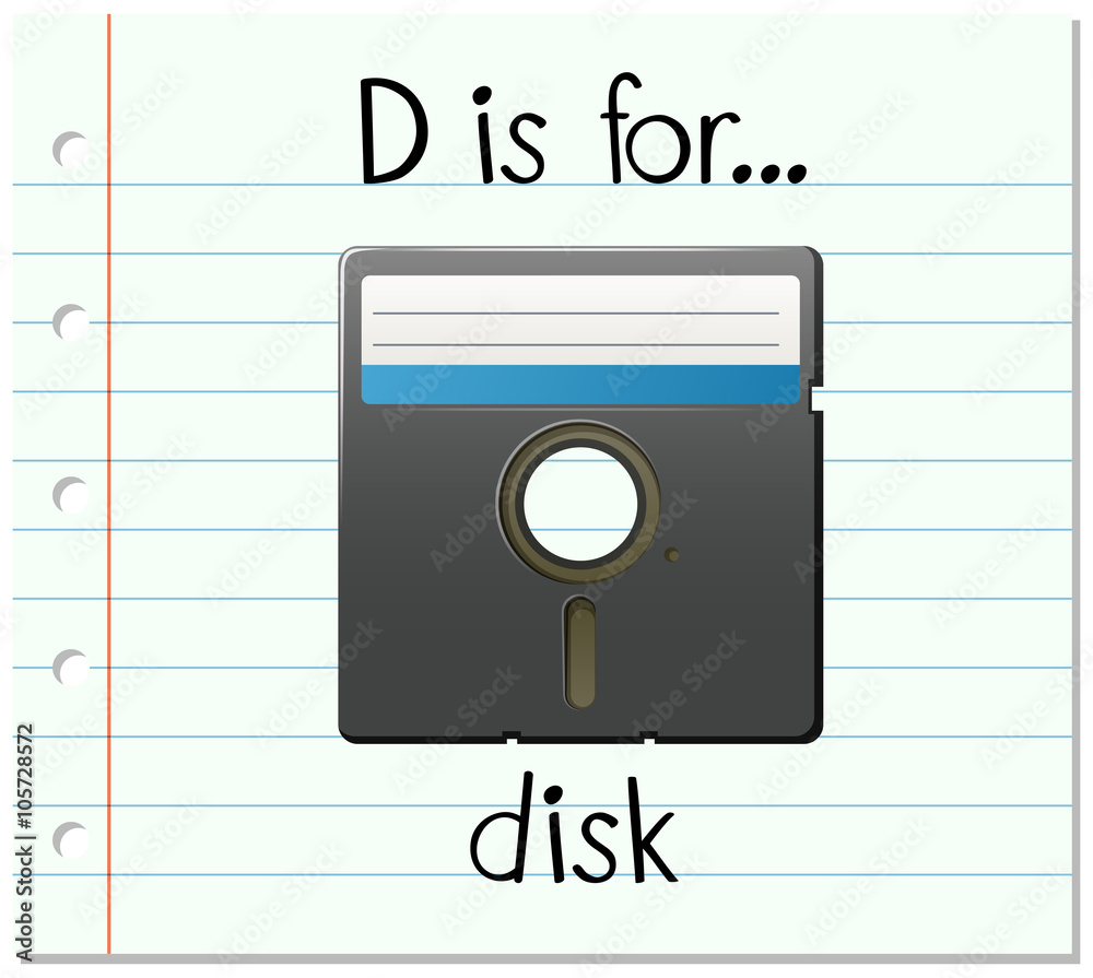 闪存盘字母D用于磁盘