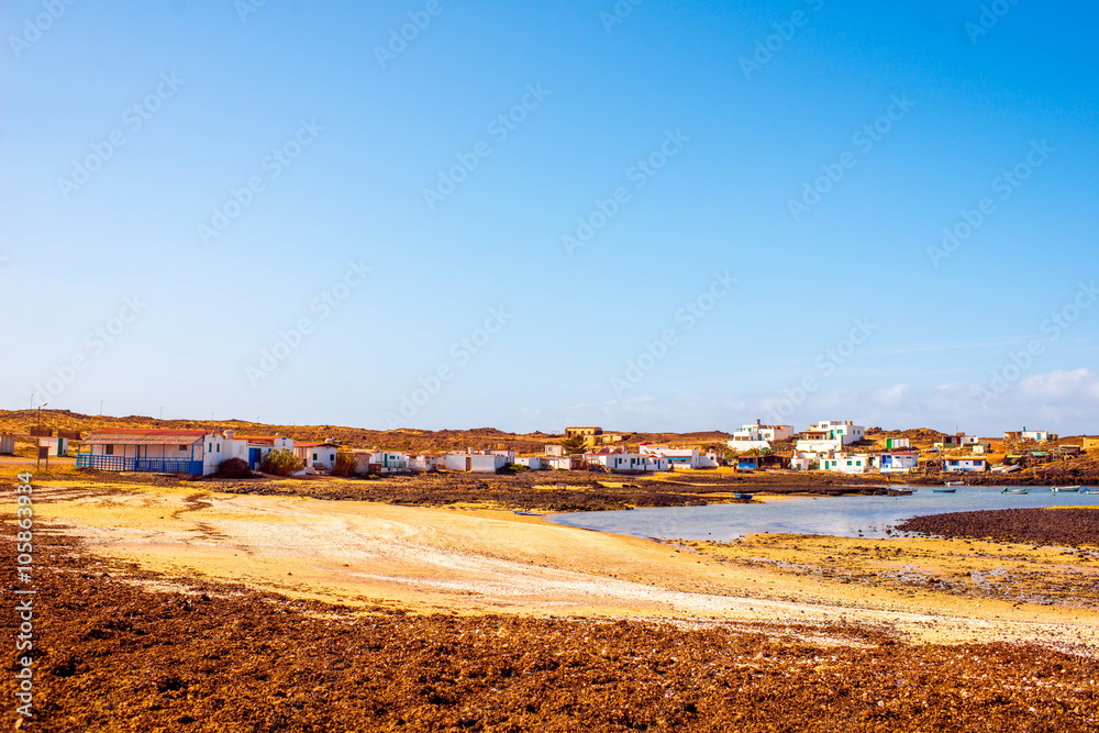 Fuerteventura岛北部的Majanicho村