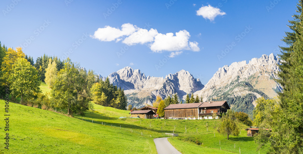 Bergbauernhof in Kitzbühel vor dem Wilden Kaiser