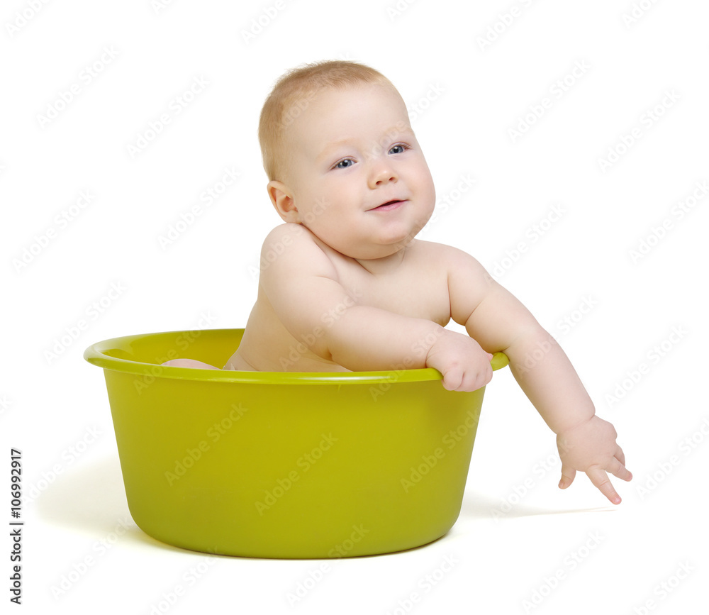  baby in the bath