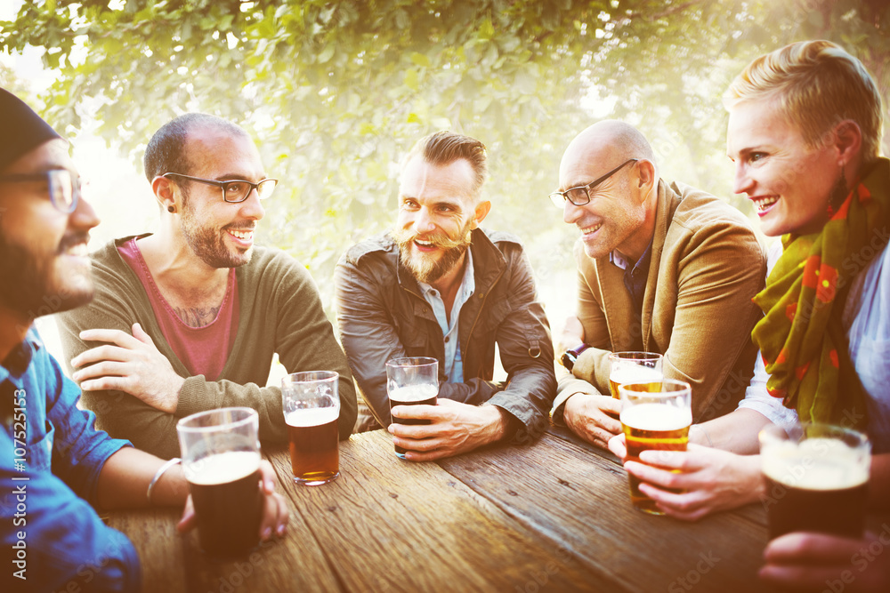 Friend Celebrate Party Picnic Joyful Lifestyle Drinking Concept