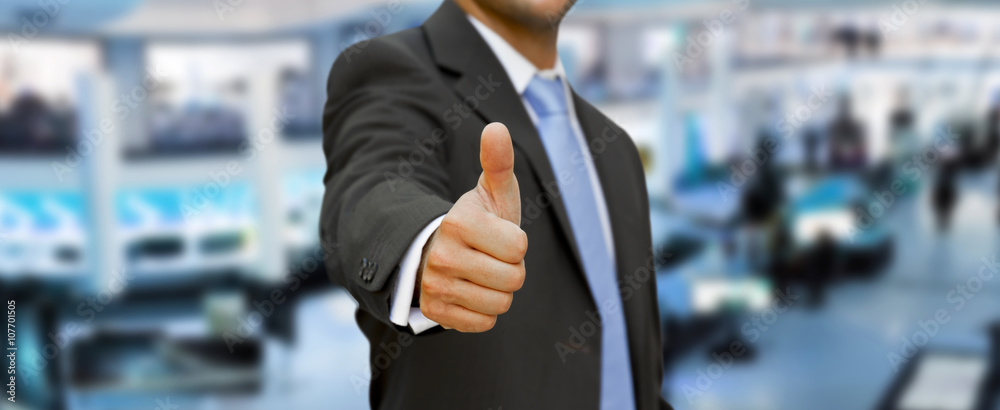 Businessman Thumbs up