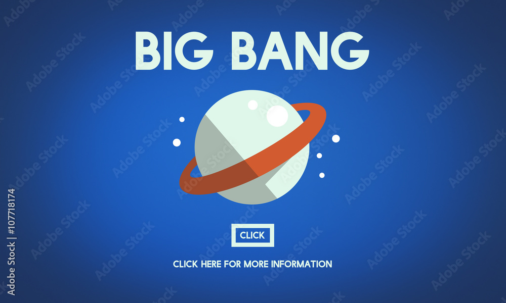 Astronomy Big Bang Planet Spaceship Concept