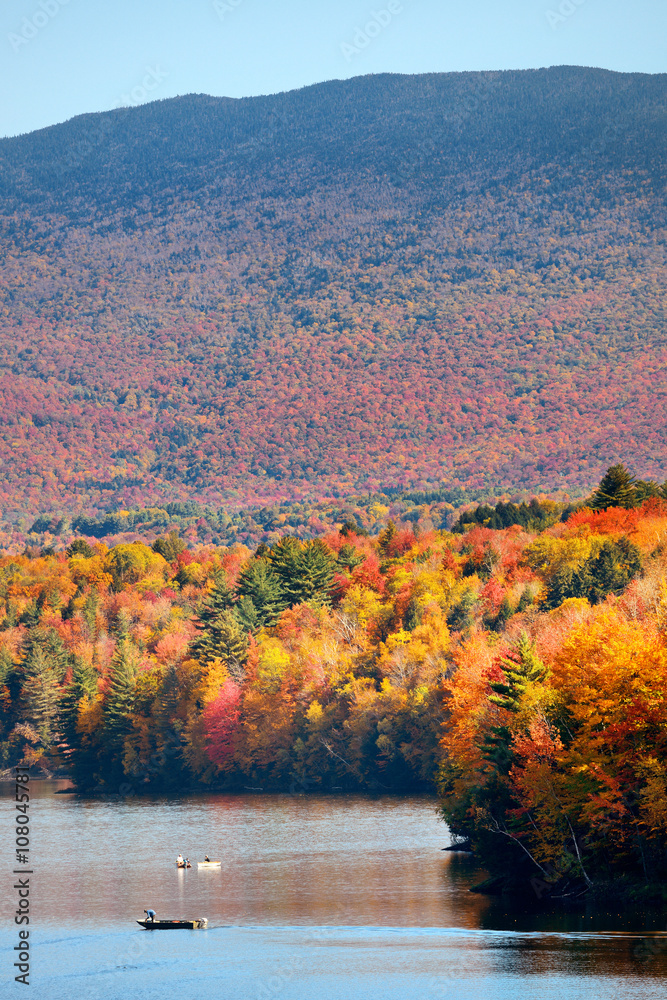 Lake Autumn Foliage