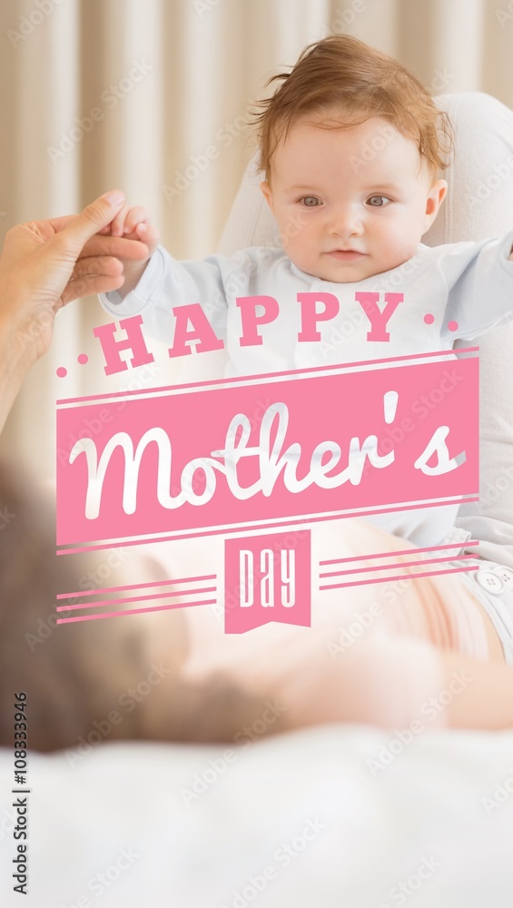 Composite image of mothers day greeting