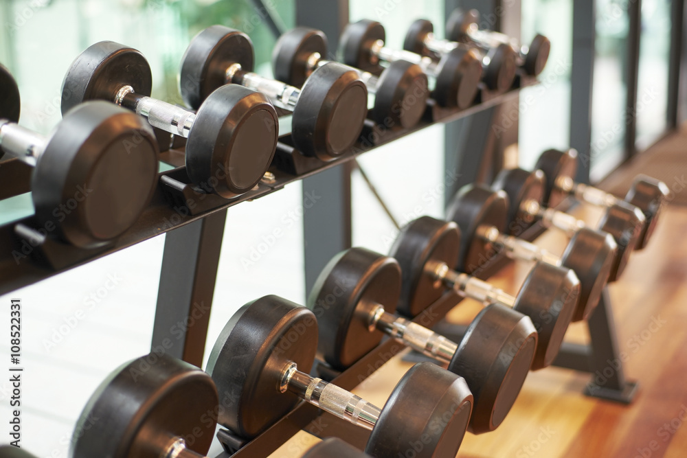 dumbbell in gym