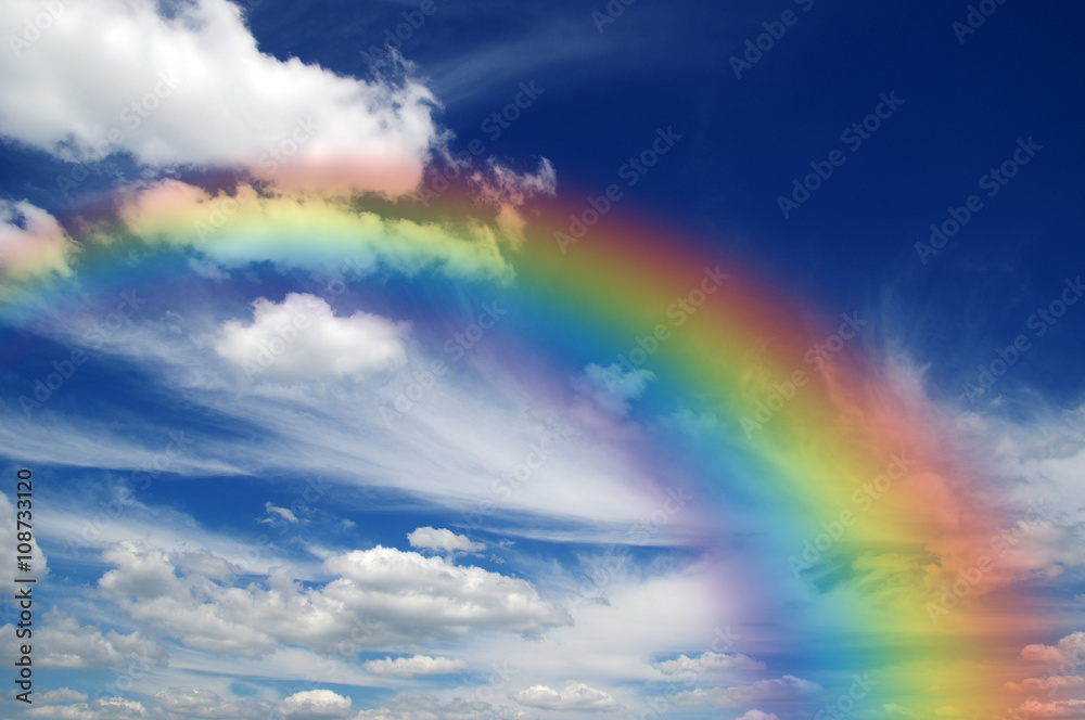  rainbow in the sky