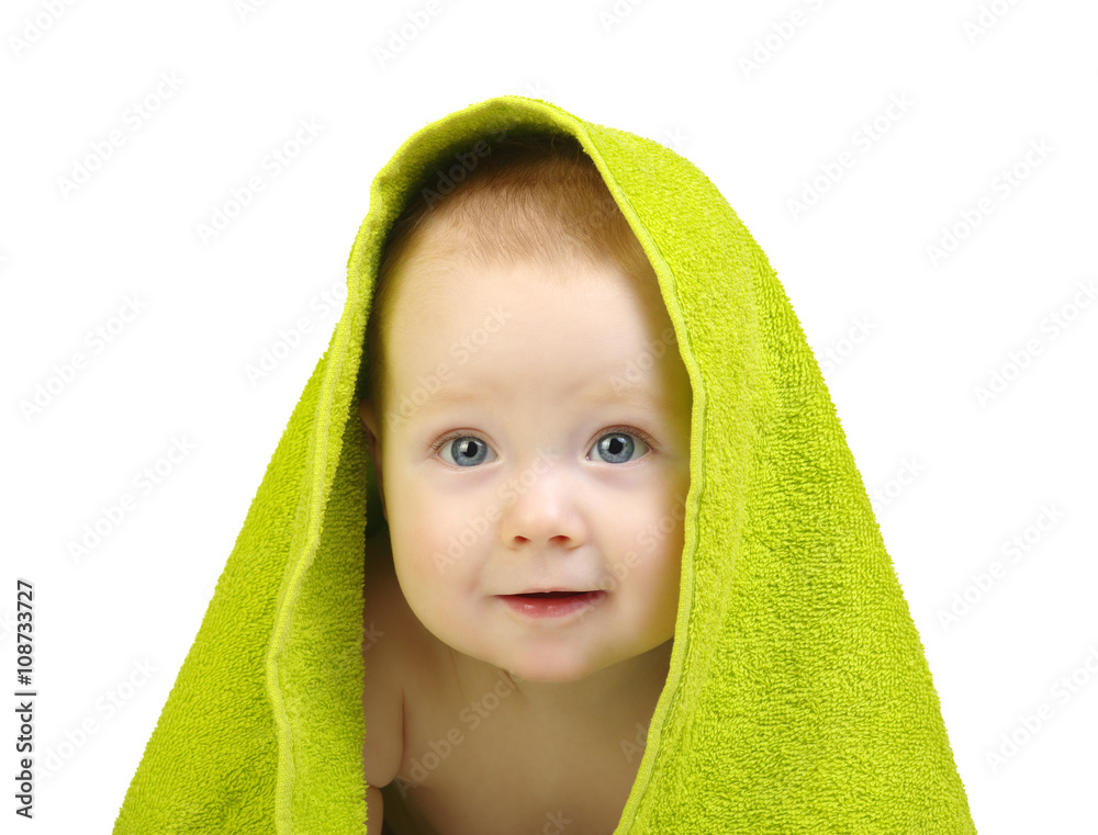 baby in towel