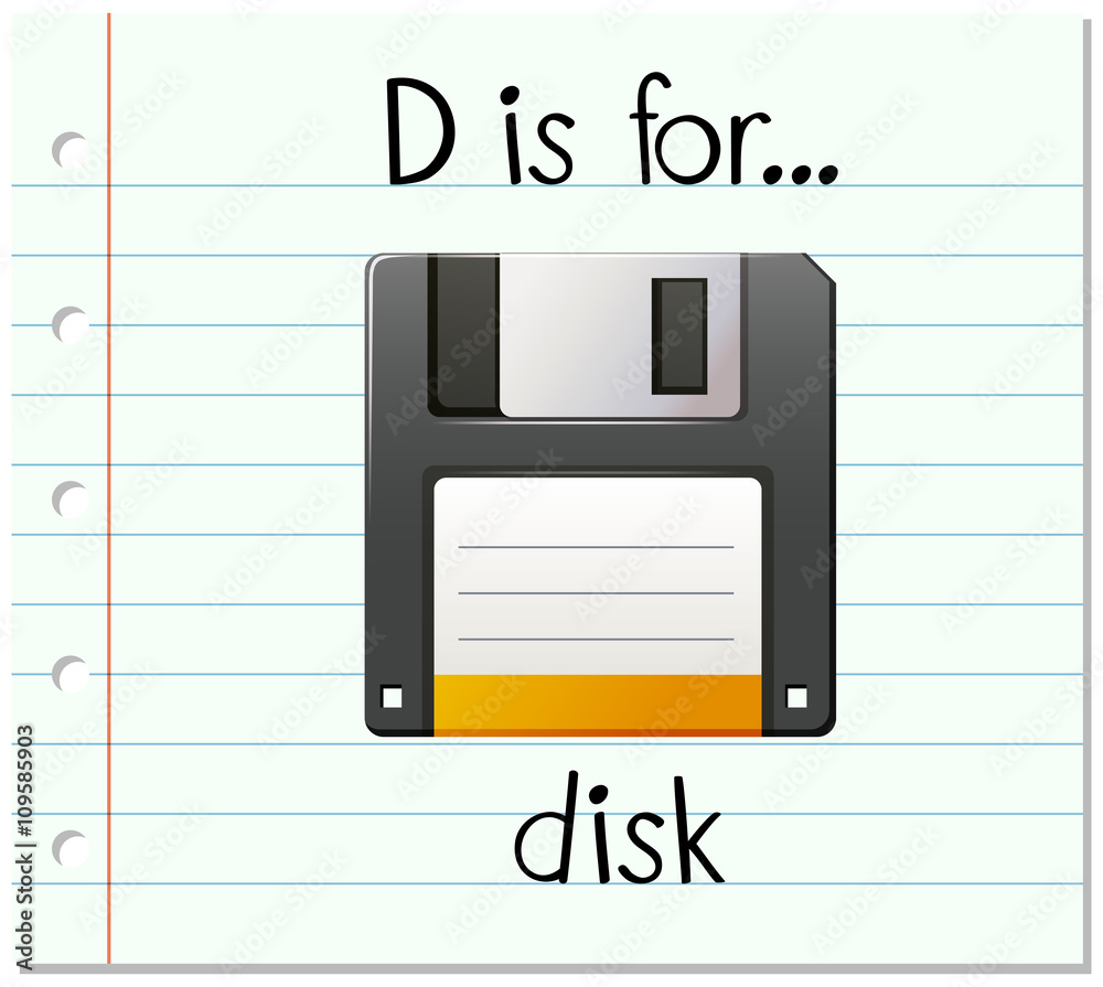 闪存盘字母D用于磁盘