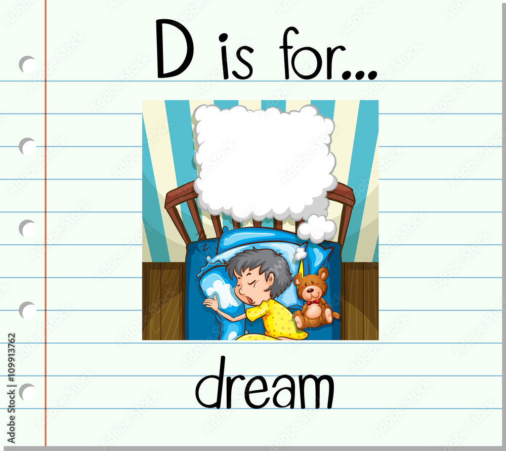 Alphabet  D is for dream