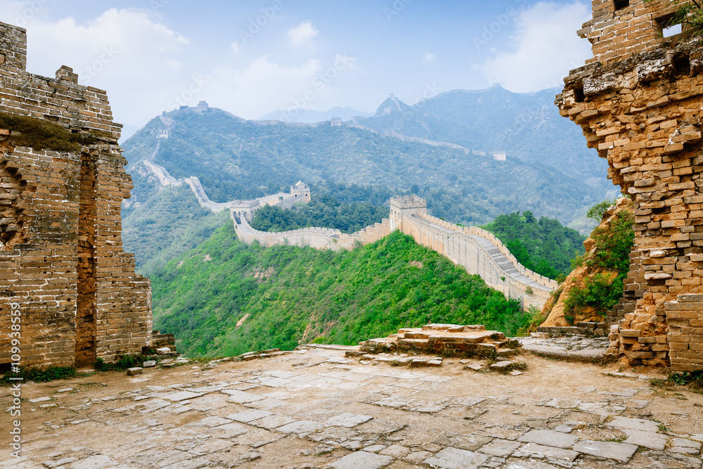 美丽的长城风景，中国