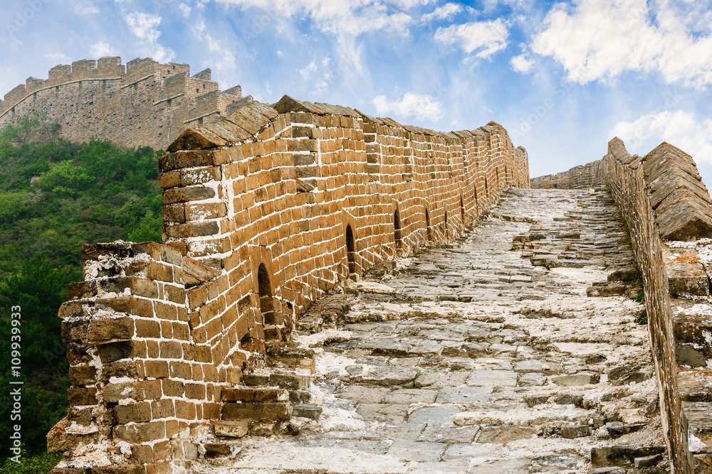 Beautiful scenery of the Great Wall, China