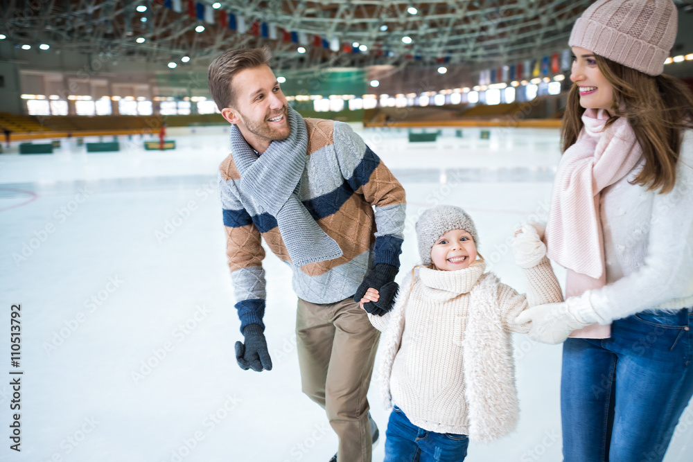 Smiling family