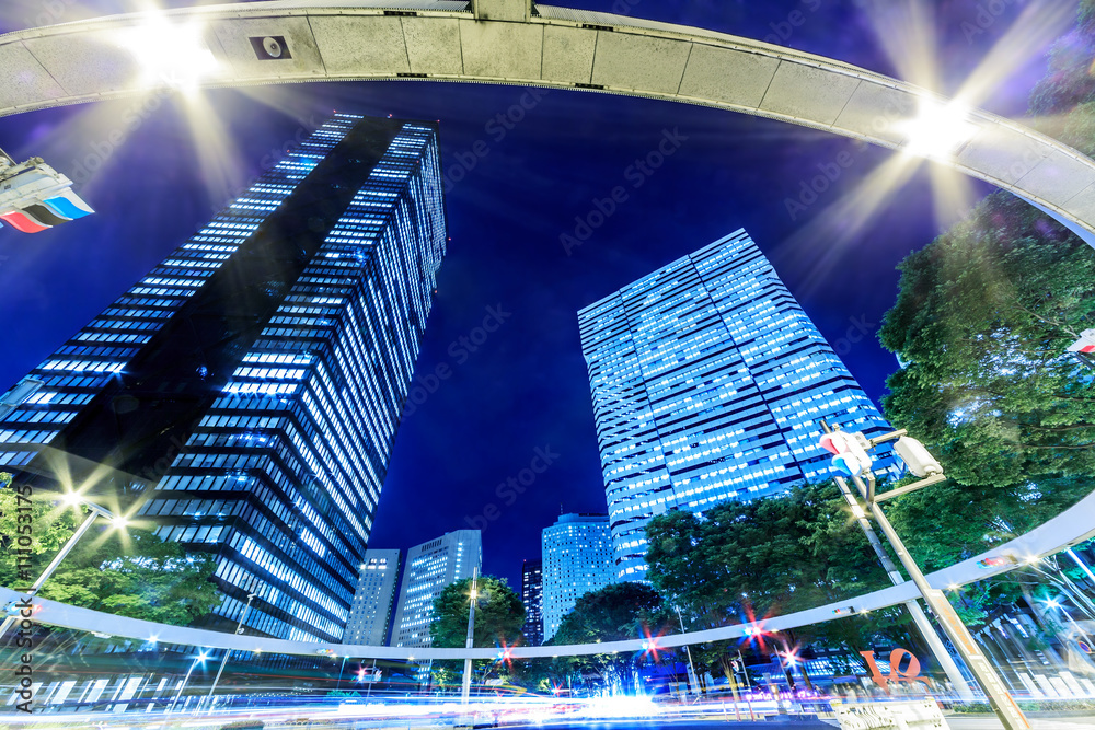 新宿高層ビルの夜景