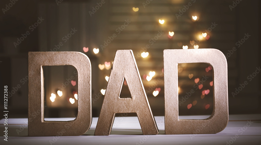 DAD letter blocks