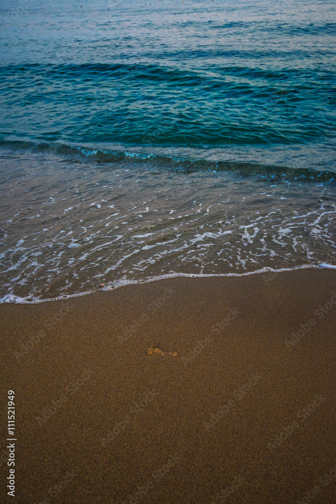 sea in the evening