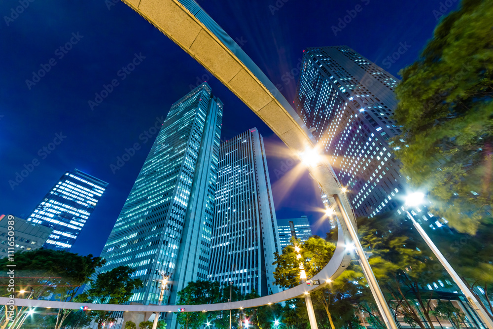 新宿高層ビルの夜景