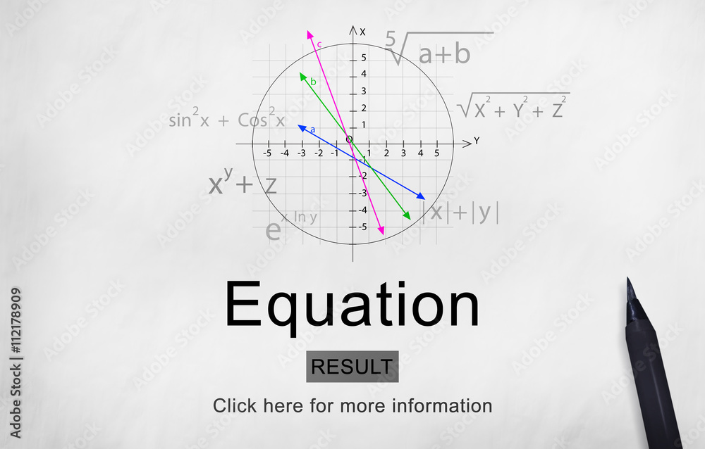 Equation Formula Geometry Calculation Concept