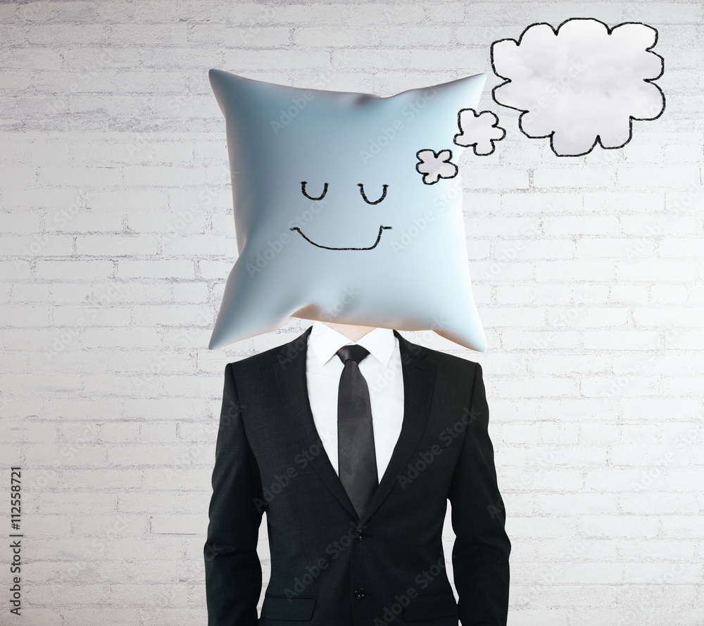 Dreaming pillow head