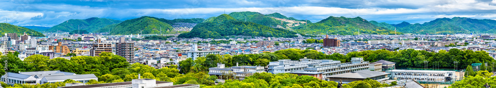 从城堡看姬路市-日本