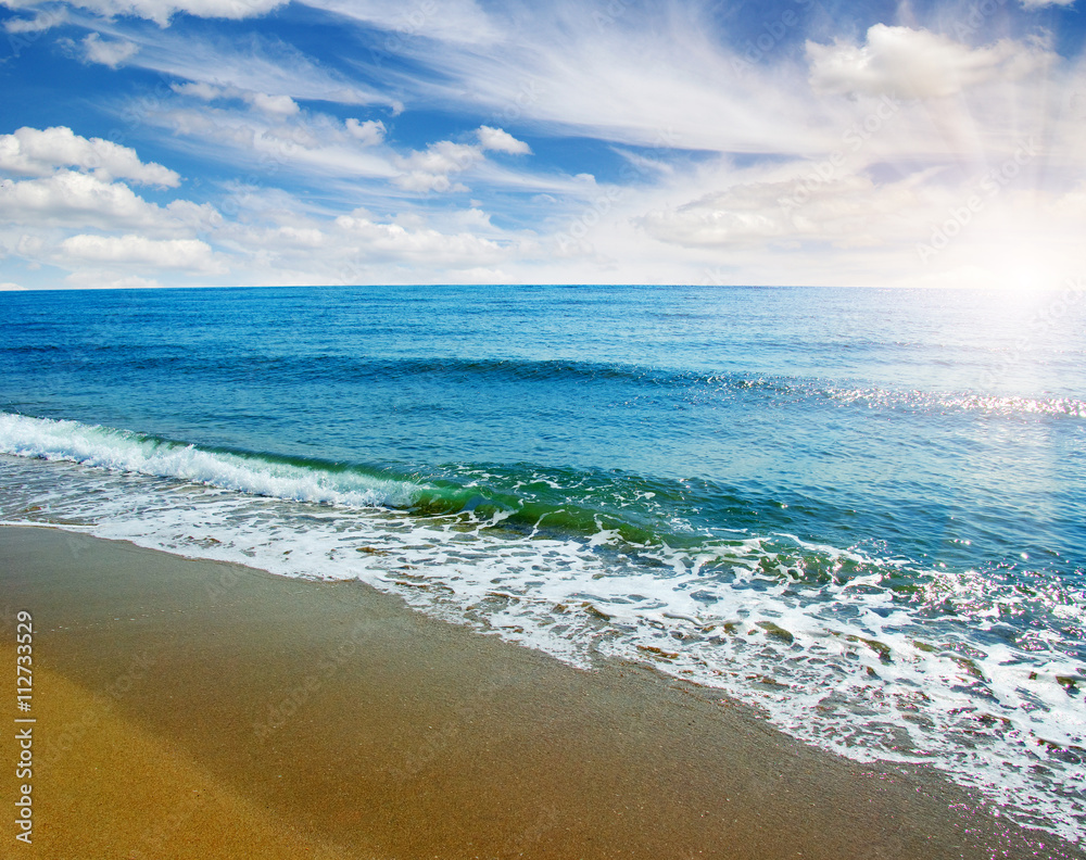 beach and sea