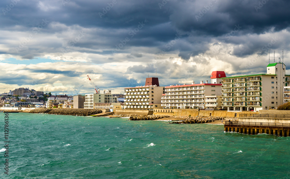 Seashore of Akashi town in Kobe