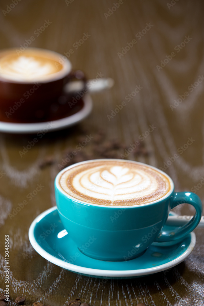 cup of coffee on table