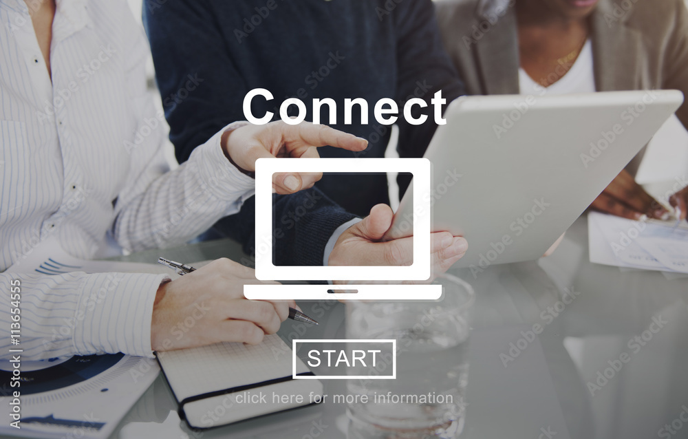 Connect Online Internet Social Media Concept